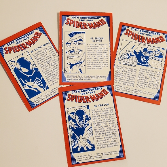 1992 Spiderman 2 30th Anniversary Trading Cards - Picture 7 of 11